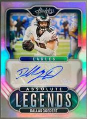 Dallas Goedert Football Cards 2022 Panini Absolute Legends Signatures Prices