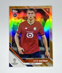 Sven Botman [Orange] #105 Soccer Cards 2021 Topps UEFA Champions League Prices