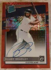 Bobby Bradley [Red Mojo] Baseball Cards 2020 Panini Donruss Optic Rated Rookies Signatures Prices