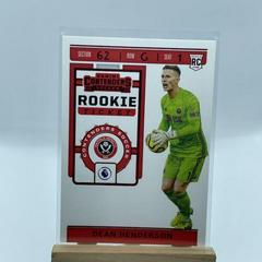 Dean Henderson [Red] Soccer Cards 2019 Panini Chronicles Contenders Rookie Ticket Prices
