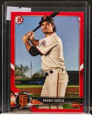 Aramis Garcia [Red] #BP112 Baseball Cards 2018 Bowman Paper Prospects Prices
