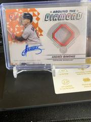 Andres Gimenez [Orange] #ADR-AG Baseball Cards 2023 Topps Pristine Around the Diamond Autograph Relic Prices