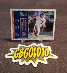 John Elway [Silver] #GDT-JEL Football Cards 2022 Panini Contenders Game Day Ticket Prices