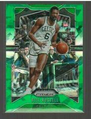 Bill Russell [Green Ice] #21 Basketball Cards 2019 Panini Prizm Prices