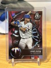 Josh Jung [Red] #1 Baseball Cards 2023 Bowman Platinum Prices