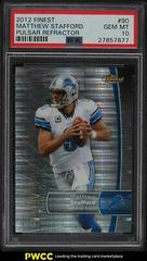 Matthew Stafford [Pulsar Refractor] #90 Football Cards 2012 Topps Finest Prices