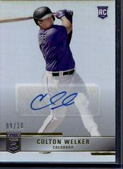 Colton Welker [Autograph Gold] #19 Baseball Cards 2022 Panini Chronicles Elite Prices