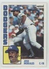 Jose Morales Baseball Cards 1984 Topps Nestle Prices