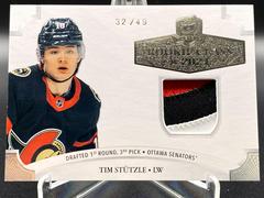 Tim Stutzle [Patch] #2021-TS Hockey Cards 2020 Upper Deck The Cup Rookie Class of 2021 Prices
