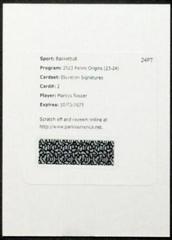 Marcus Sasser #2 Basketball Cards 2023 Panini Origins Elevation Signature Prices