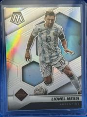 Lionel Messi [Silver] Soccer Cards 2021 Panini Mosaic Road to FIFA World Cup Prices
