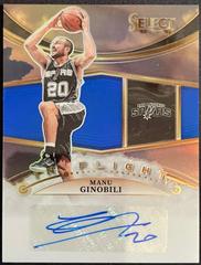 Manu Ginobili [Blue] #IFS-MGB Basketball Cards 2022 Panini Select In Flight Signatures Prices