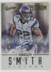 Harrison Smith [Spectrum Gold Autograph] #138 Football Cards 2012 Panini Absolute Prices