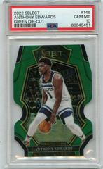 Anthony Edwards [Green Die Cut] #146 Basketball Cards 2022 Panini Select Prices
