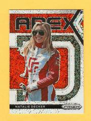 Natalie Decker [White Sparkle] #A9 Racing Cards 2021 Panini Prizm Apex Prices