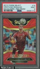 Cristiano Ronaldo [Red Prizm] #15 Soccer Cards 2015 Panini Select Equalizers Prices