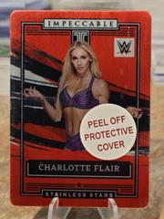 Charlotte Flair [Red] Wrestling Cards 2022 Panini Impeccable WWE Stainless Stars Prices
