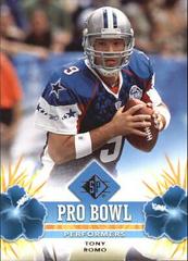 Tony Romo Football Cards 2008 SP Authentic Pro Bowl Performers Prices