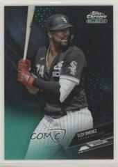 Eloy Jimenez [Green Refractor] #4 Baseball Cards 2021 Topps Chrome Black Prices
