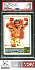 Manny Pacquiao [Glossy] #262 Baseball Cards 2011 Topps Allen & Ginter Prices