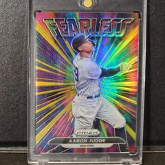 Aaron Judge [Gold Prizm] #FL-6 Baseball Cards 2022 Panini Prizm Fearless Prices
