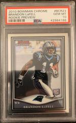 Brandon LaFell #BCR23 Football Cards 2010 Bowman Chrome Rookie Preview Prices