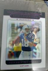 Peyton Manning [Refractor] #153 Football Cards 2005 Topps Chrome Prices