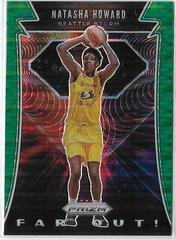 Natasha Howard [Prizm Green Pulsar] #8 Basketball Cards 2020 Panini Prizm WNBA Far Out Prices