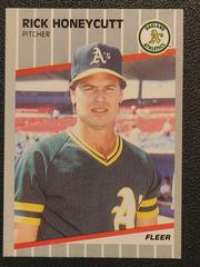 Rick Honeycutt #11 Baseball Cards 1989 Fleer Prices