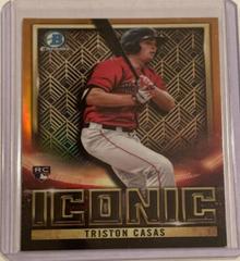 Triston Casas [Orange] Baseball Cards 2023 Bowman Chrome Iconic Prices