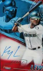 Kyle Lewis [Red Refractor] Baseball Cards 2021 Bowman’s Best of 2021 Autographs Prices