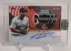 Rafael Devers [Red] #GNA-RD Baseball Cards 2022 Topps Clearly Authentic Generation Now Autographs Prices