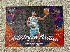 Brandon Miller #19 Basketball Cards 2023 Panini Court Kings Artistry in Motion Prices