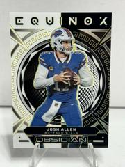 Josh Allen [Yellow Electric Etch] #2 Football Cards 2023 Panini Obsidian Equinox Prices