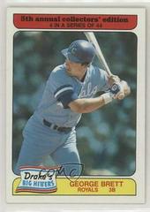 George Brett #4 Baseball Cards 1985 Drake's Prices