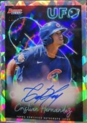 Cristian Hernandez [Atomic] #UFOA-CH Baseball Cards 2022 Bowman's Best UFO Autographs Prices