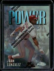 Juan Gonzalez [Refractor] #150 Baseball Cards 1997 Finest Prices