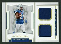Nyheim Hines [Gold] Football Cards 2018 National Treasures Rookie Dual Materials Prices