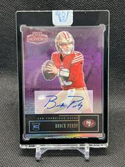 Brock Purdy [Signature Purple] #61 Football Cards 2022 Panini Honors Prices