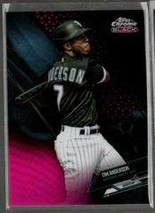 Tim Anderson [Magenta Refractor] #89 Baseball Cards 2021 Topps Chrome Black Prices
