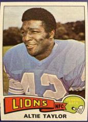 Altie Taylor #481 Football Cards 1975 Topps Prices