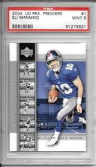 Eli Manning [Gold] #1 Football Cards 2004 Upper Deck Rookie Premiere Prices