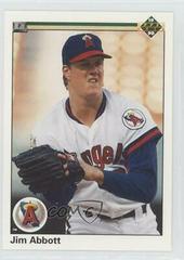 Jim Abbott Baseball Cards 1990 Upper Deck Prices
