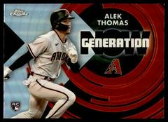 Alek Thomas Baseball Cards 2022 Topps Chrome Update Generation Now Prices