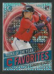 Andres Gimenez [Mega Box Mojo] #RRY-AG Baseball Cards 2021 Bowman Chrome Rookie of the Year Favorites Prices
