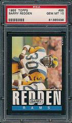 Barry Redden #85 Football Cards 1985 Topps Prices
