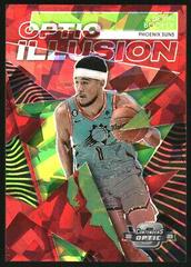 Devin Booker [Red Cracked Ice] #16 Basketball Cards 2022 Panini Contenders Optic Illusion Prices