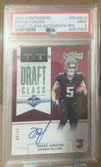 Drake London #DCA-DLO Football Cards 2022 Panini Contenders Draft Class Autographs RPS Prices