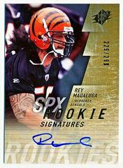 Rey Maualuga [Autograph] #157 Football Cards 2009 Spx Prices