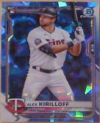 Alex Kirilloff #3 Baseball Cards 2021 Bowman Chrome Sapphire Prices